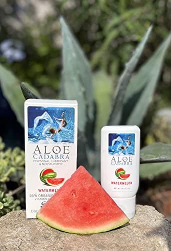 Aloe Cadabra Natural Water Based Vaginal Moisturizer, Organic Aloe Non-Staining, pH Balanced (Unscented 2.5 Ounces, 1 Pack)