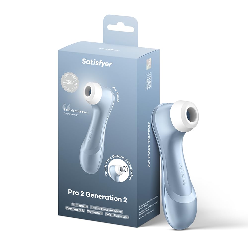 Satisfyer Pro 2 Vibrator Sex Toy | Adult Toys for Women | Suction and Clitoral Stimulation Vibrator | Vibrating Sexual Pleasure Device | Stimulation Vibrators | Female Wellness Tools | Woman Sextoy