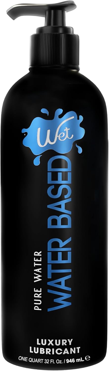 Wet Platinum Silicone-Based Personal Lubricant | Ultra Smooth, Super Slick, Hypoallergenic, Long-Lasting Performance, Waterproof Formula| Lube for Men, Women & Couples, 4.2 fl oz