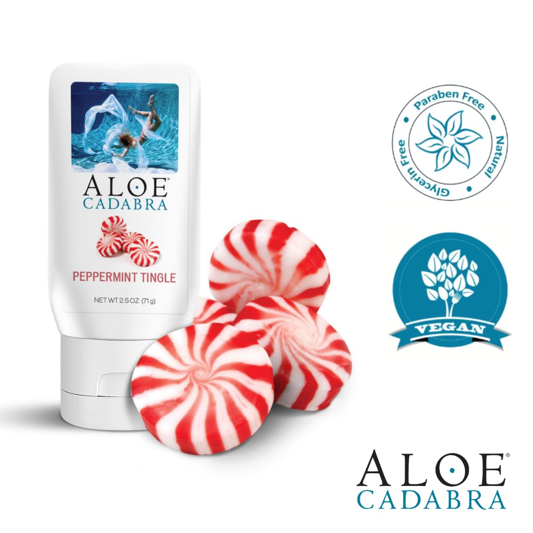 Aloe Cadabra Natural Water Based Vaginal Moisturizer, Organic Aloe Non-Staining, pH Balanced (Unscented 2.5 Ounces, 1 Pack)