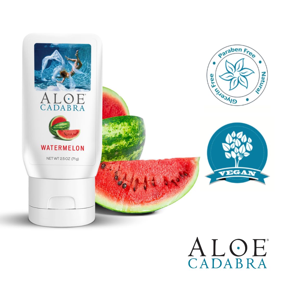 Aloe Cadabra Natural Water Based Vaginal Moisturizer, Organic Aloe Non-Staining, pH Balanced (Unscented 2.5 Ounces, 1 Pack)
