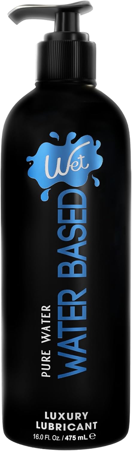 Wet Platinum Silicone-Based Personal Lubricant | Ultra Smooth, Super Slick, Hypoallergenic, Long-Lasting Performance, Waterproof Formula| Lube for Men, Women & Couples, 4.2 fl oz
