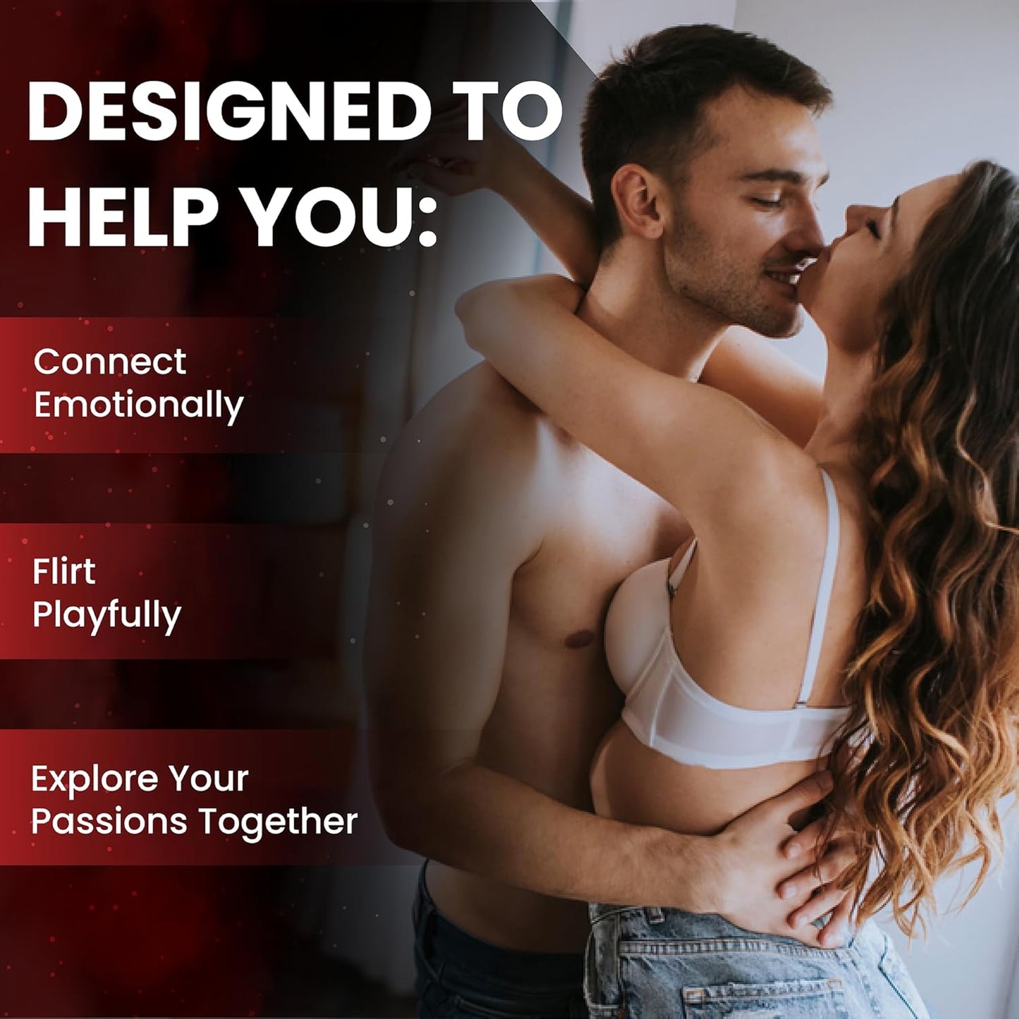 BETTER US Spark in The Dark - Erotic Date Night Game for Couples, Connect Emotionally and Intimately, Couple Games, Date Night Ideas, Couples Gifts