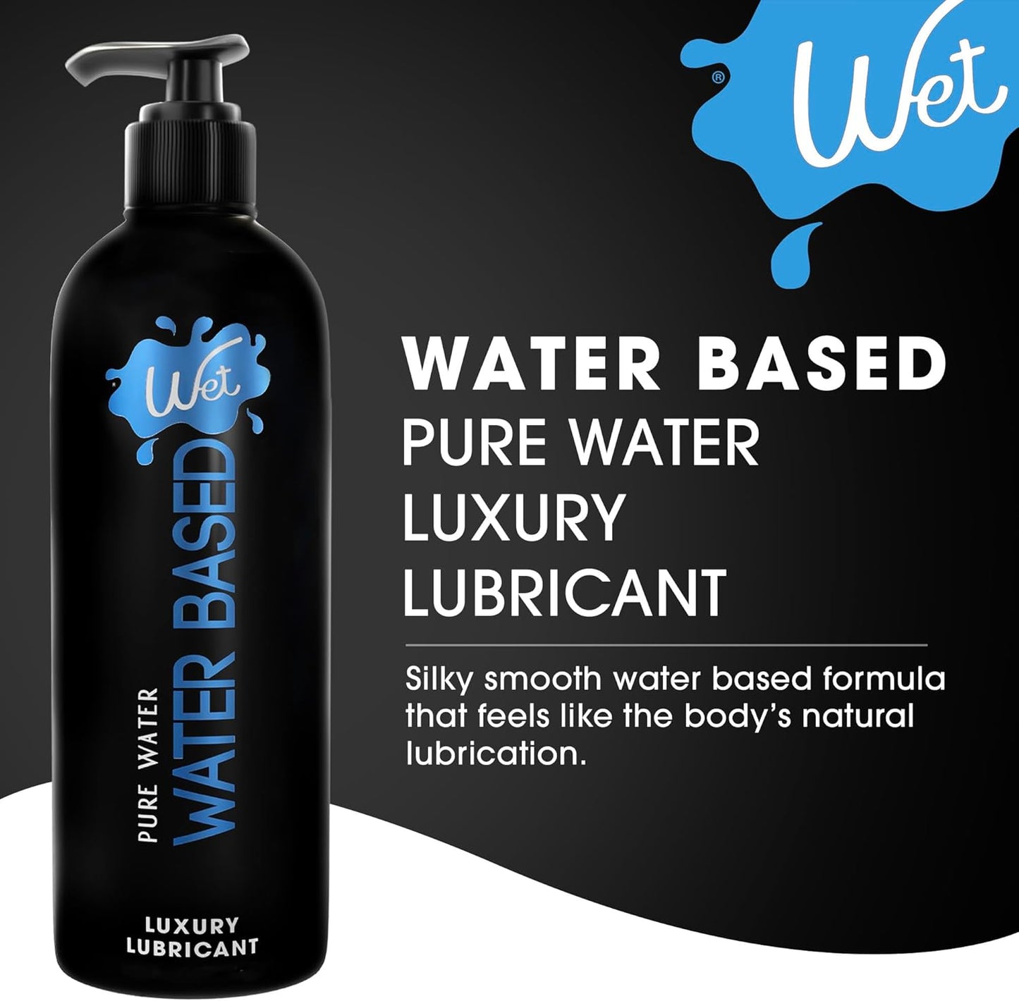 Wet Platinum Silicone-Based Personal Lubricant | Ultra Smooth, Super Slick, Hypoallergenic, Long-Lasting Performance, Waterproof Formula| Lube for Men, Women & Couples, 4.2 fl oz