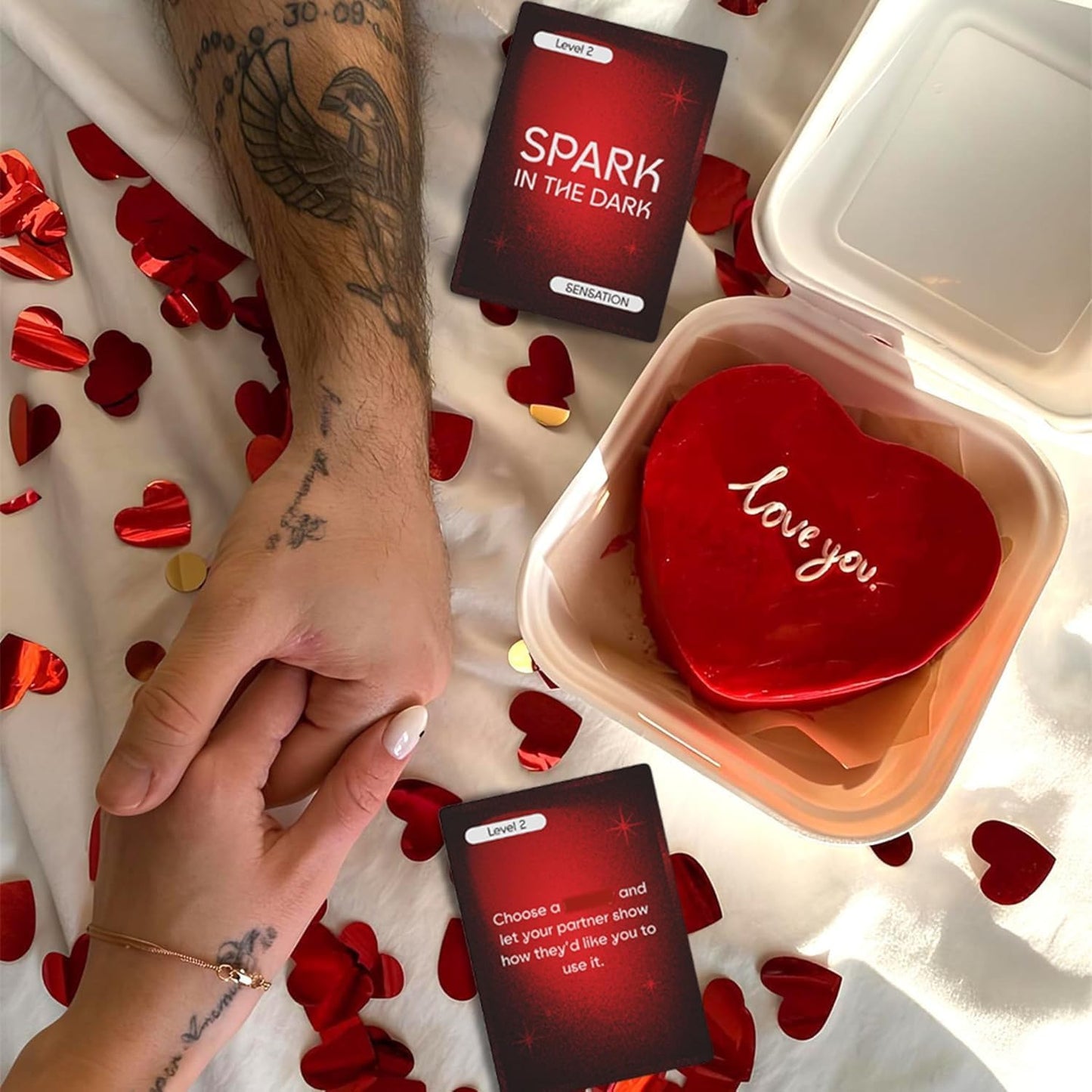 BETTER US Spark in The Dark - Erotic Date Night Game for Couples, Connect Emotionally and Intimately, Couple Games, Date Night Ideas, Couples Gifts