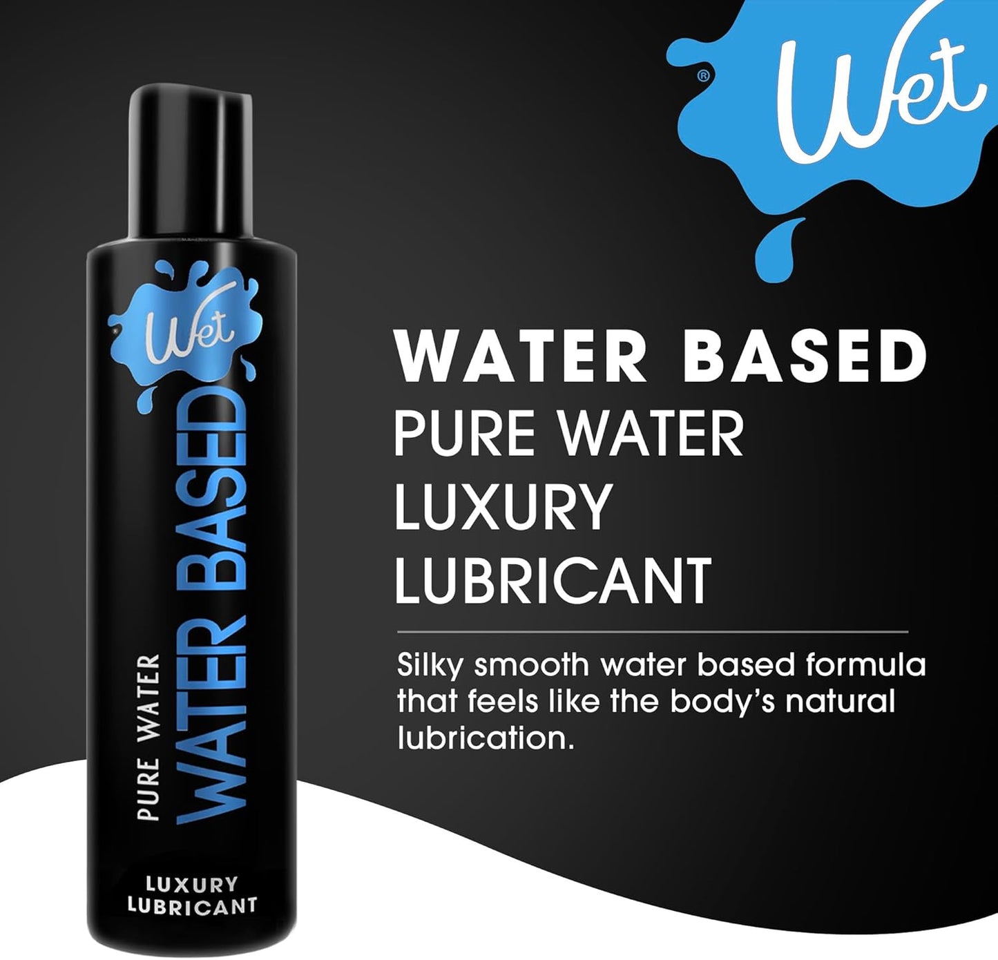 Wet Platinum Silicone-Based Personal Lubricant | Ultra Smooth, Super Slick, Hypoallergenic, Long-Lasting Performance, Waterproof Formula| Lube for Men, Women & Couples, 4.2 fl oz