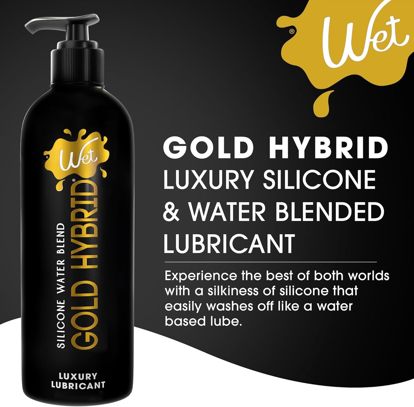 Wet Platinum Silicone-Based Personal Lubricant | Ultra Smooth, Super Slick, Hypoallergenic, Long-Lasting Performance, Waterproof Formula| Lube for Men, Women & Couples, 4.2 fl oz