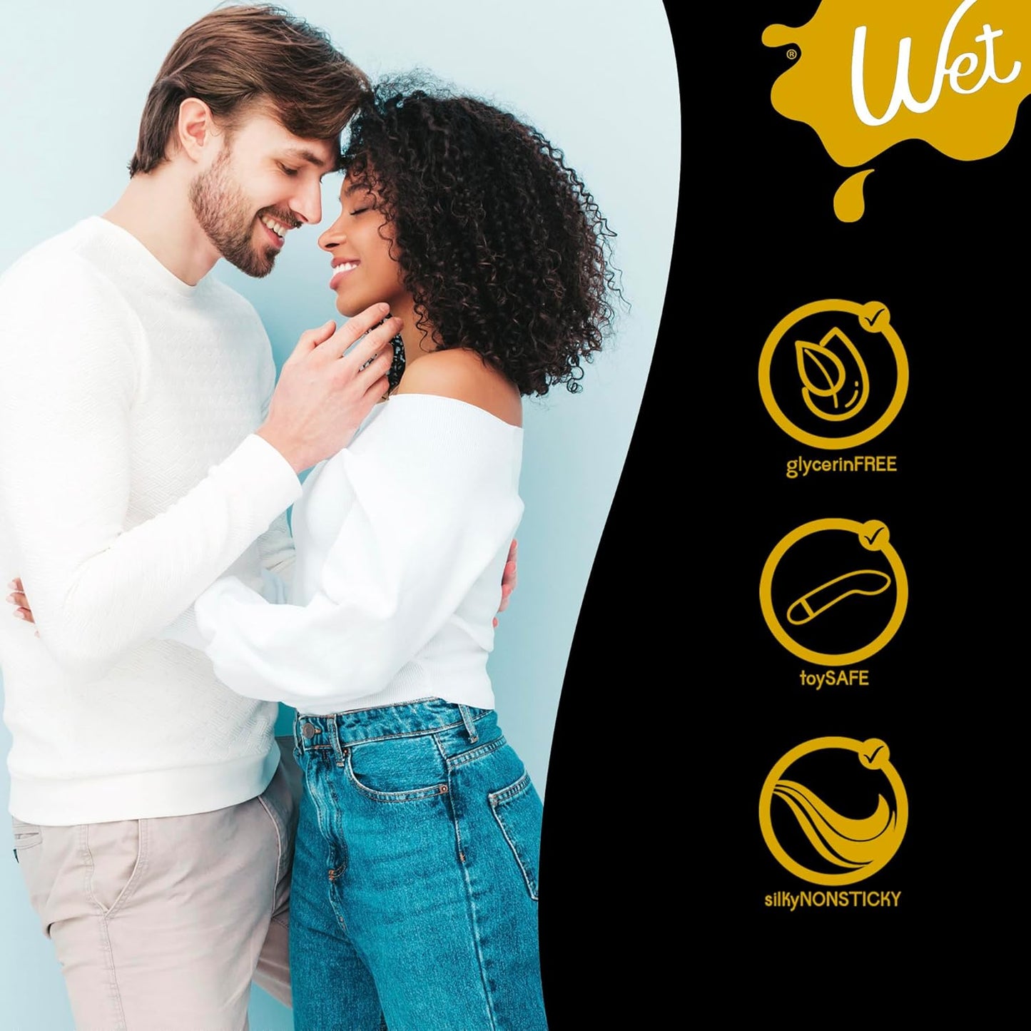 Wet Platinum Silicone-Based Personal Lubricant | Ultra Smooth, Super Slick, Hypoallergenic, Long-Lasting Performance, Waterproof Formula| Lube for Men, Women & Couples, 4.2 fl oz