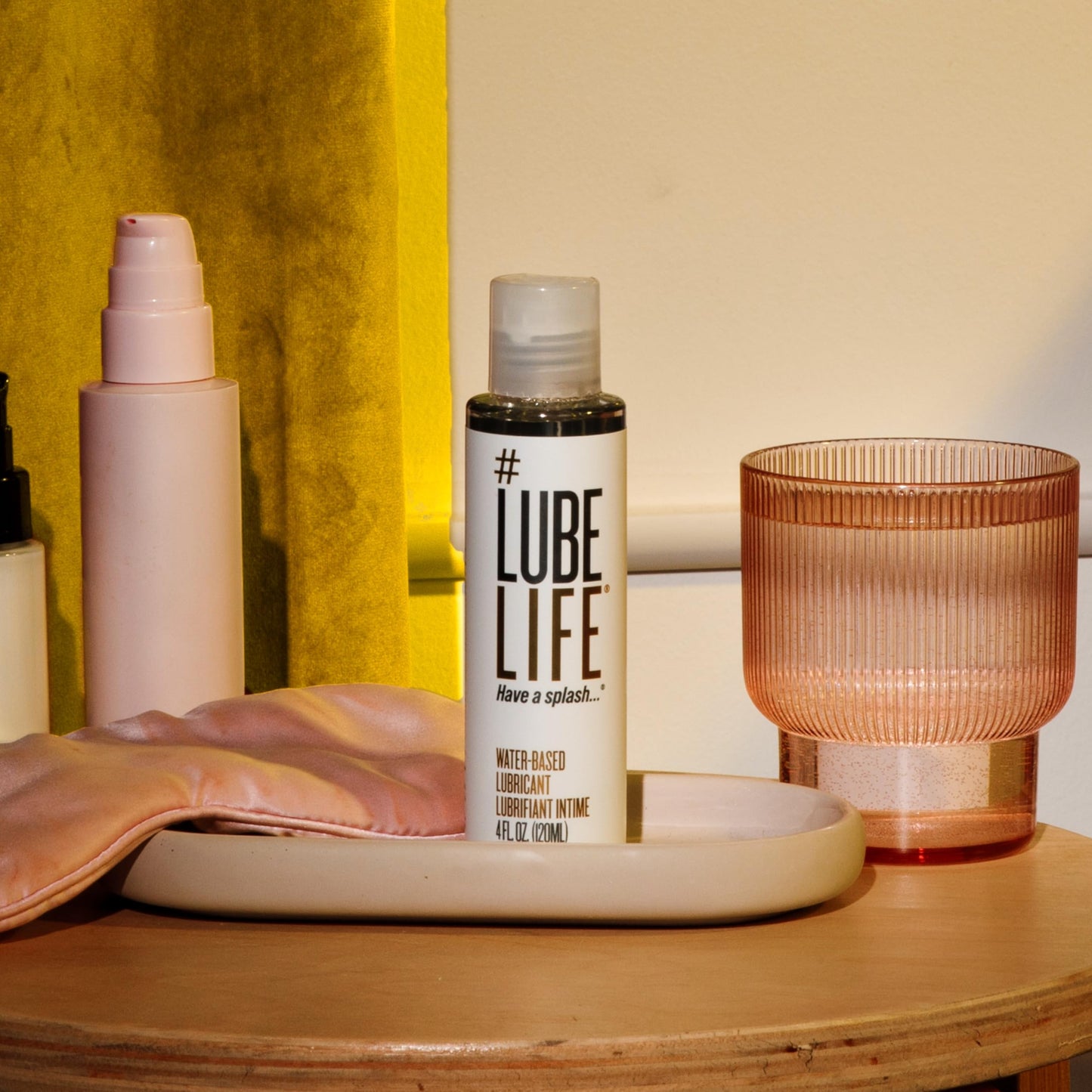 LubeLife Water-Based Lube – Personal Lubricant for Men, Women & Couples, Travel Size, Non-Staining, Easy Clean-Up, Toy-Safe, 8 Fl Oz
