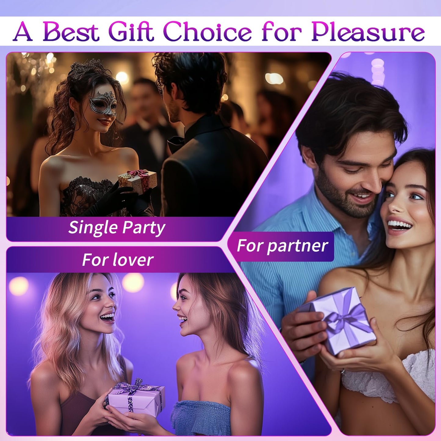 Dildo Vibrator Women Sex Toys - MOOLIGIRL APP Control Rose Sucking Vibrater & Vibrating & Thrusting Dildos for Clit Nipple G Spot Anal Stimulation, 10 Modes Tongue Sucker Adult Toy for Couples Games