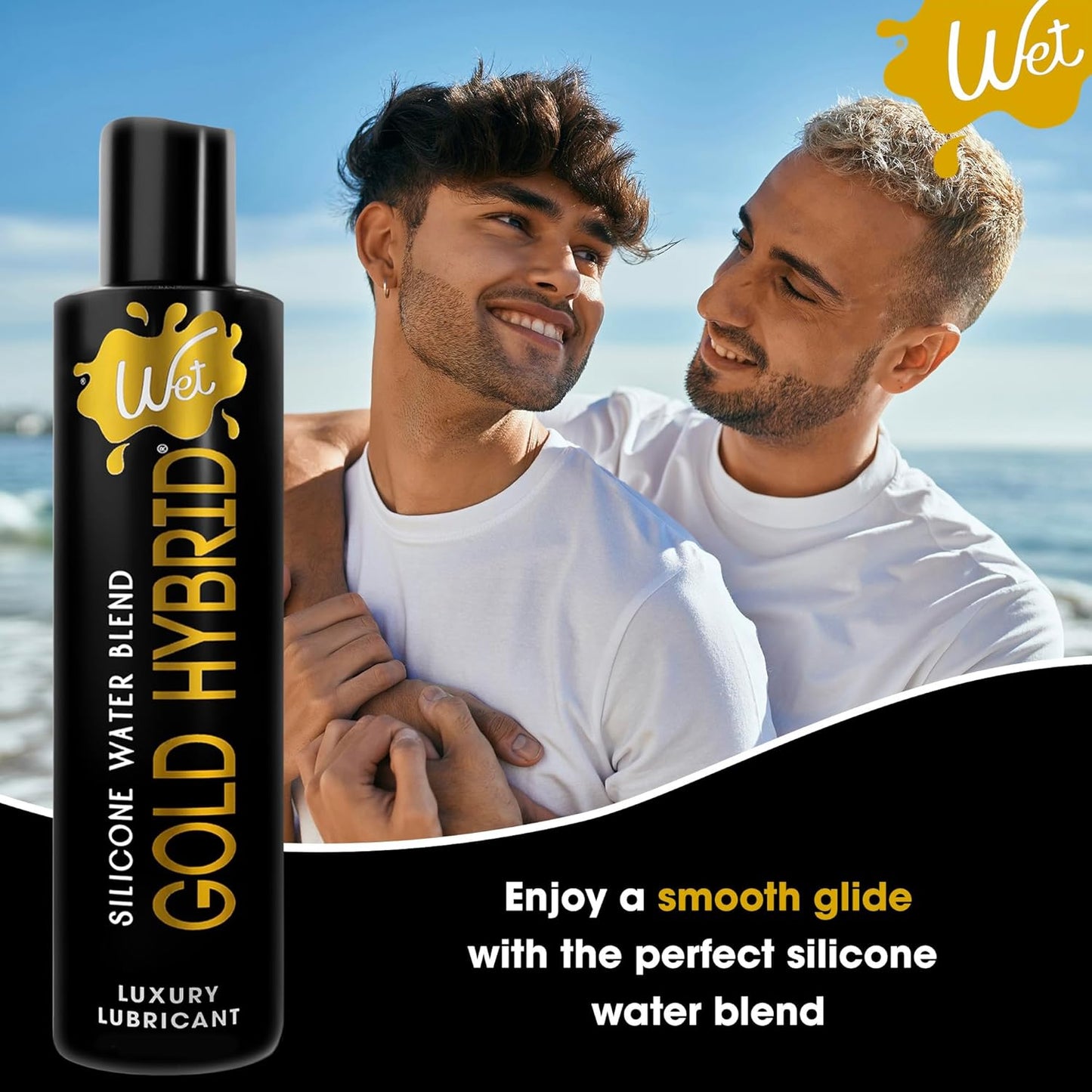 Wet Platinum Silicone-Based Personal Lubricant | Ultra Smooth, Super Slick, Hypoallergenic, Long-Lasting Performance, Waterproof Formula| Lube for Men, Women & Couples, 4.2 fl oz