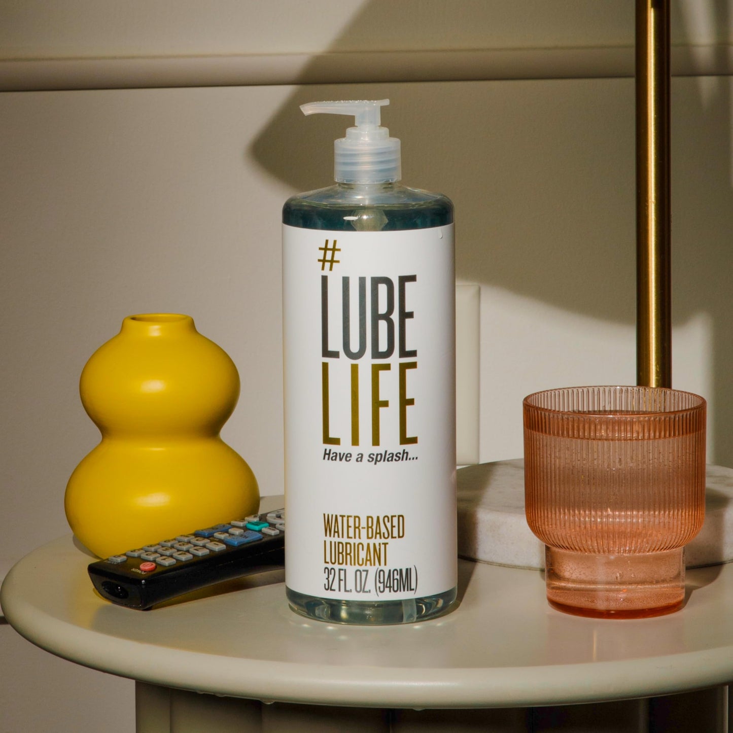 LubeLife Water-Based Lube – Personal Lubricant for Men, Women & Couples, Travel Size, Non-Staining, Easy Clean-Up, Toy-Safe, 8 Fl Oz