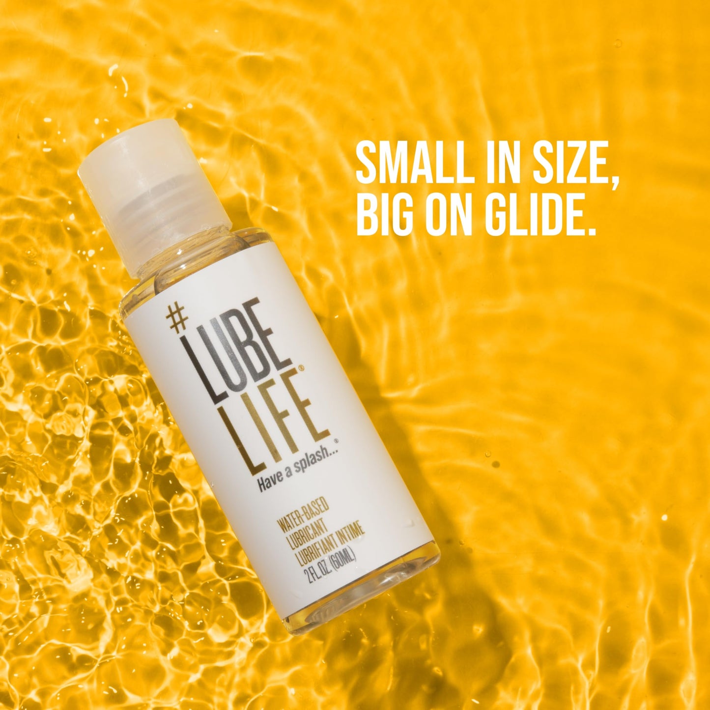 LubeLife Water-Based Lube – Personal Lubricant for Men, Women & Couples, Travel Size, Non-Staining, Easy Clean-Up, Toy-Safe, 8 Fl Oz