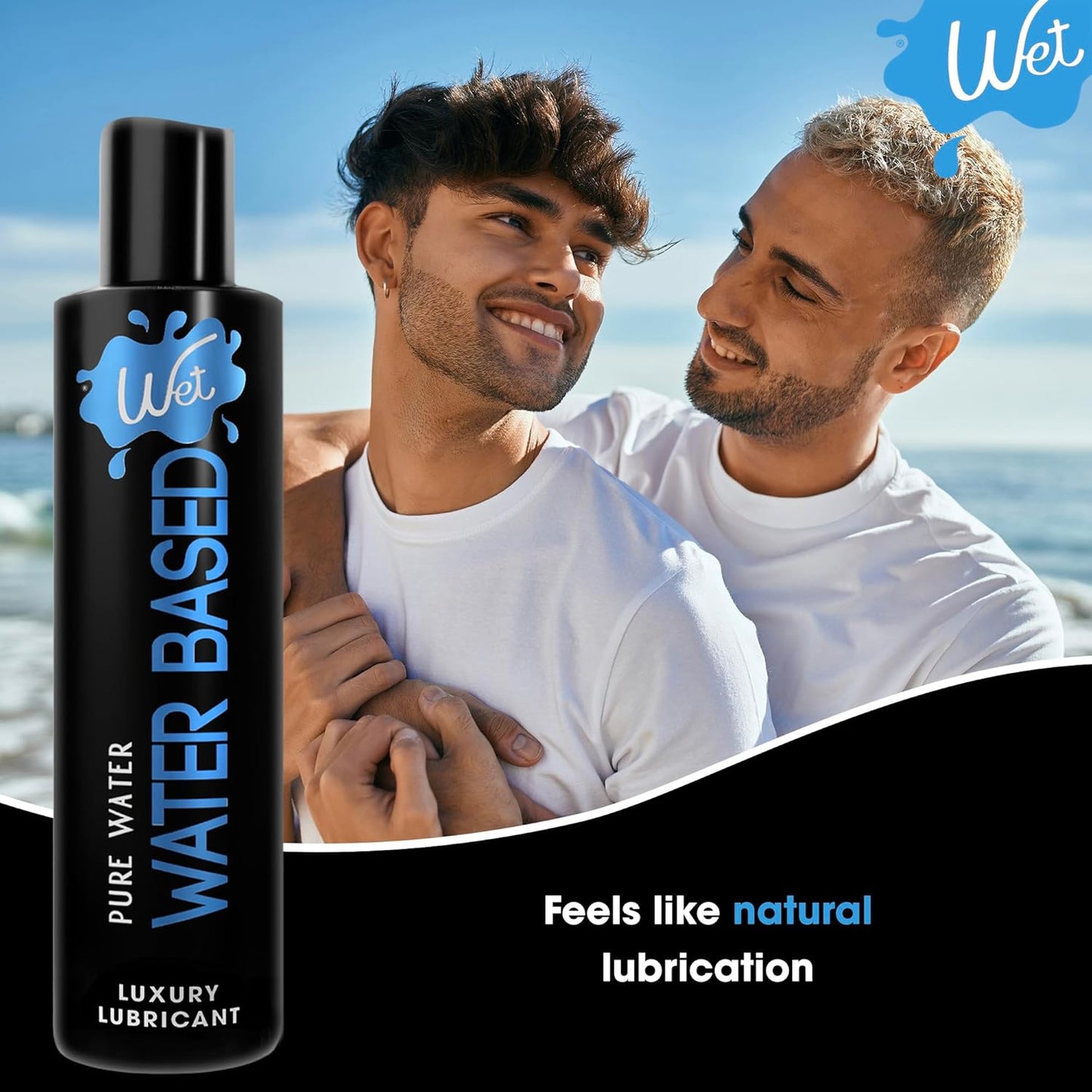 Wet Platinum Silicone-Based Personal Lubricant | Ultra Smooth, Super Slick, Hypoallergenic, Long-Lasting Performance, Waterproof Formula| Lube for Men, Women & Couples, 4.2 fl oz