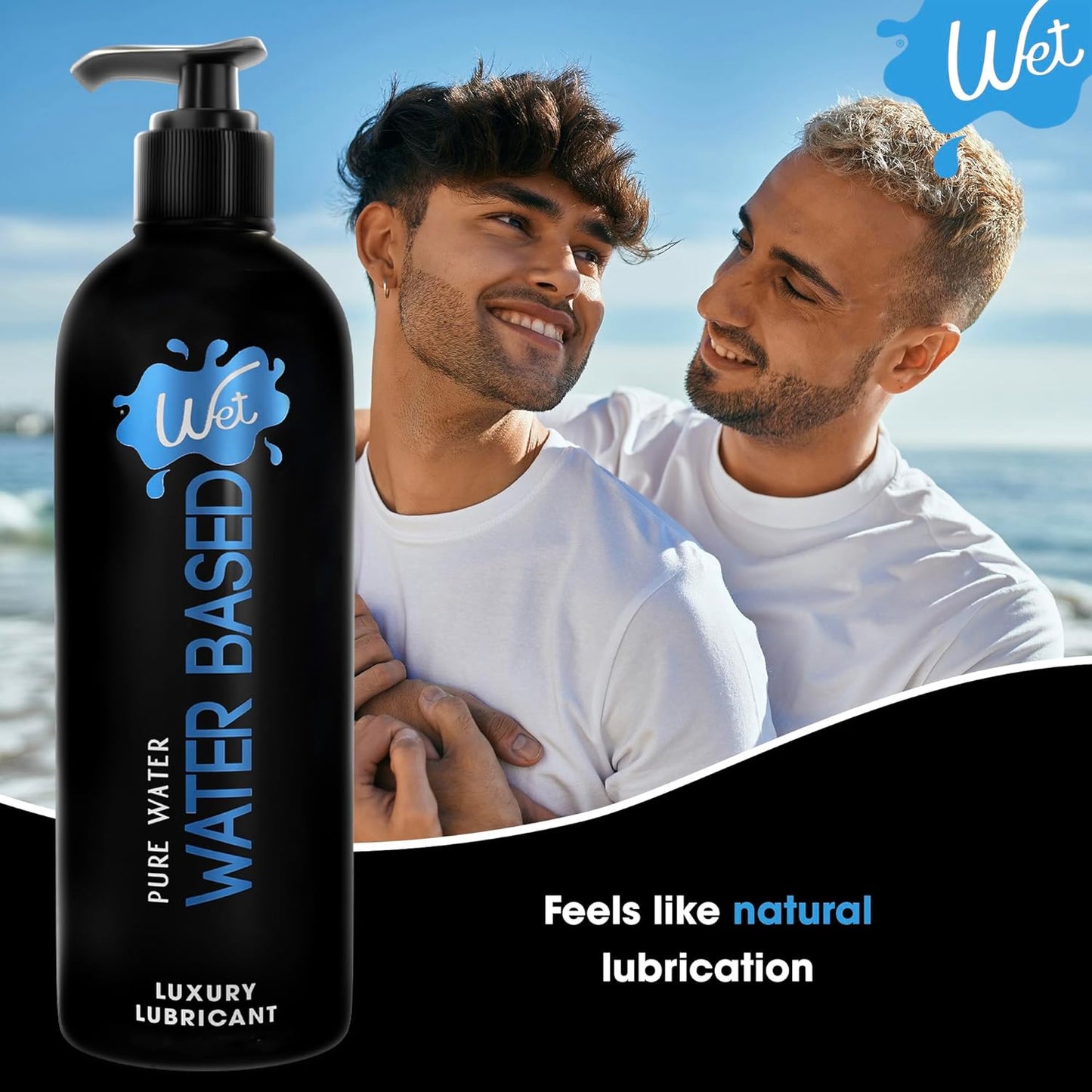 Wet Platinum Silicone-Based Personal Lubricant | Ultra Smooth, Super Slick, Hypoallergenic, Long-Lasting Performance, Waterproof Formula| Lube for Men, Women & Couples, 4.2 fl oz