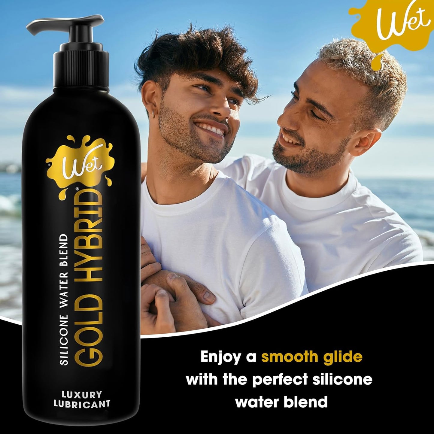 Wet Platinum Silicone-Based Personal Lubricant | Ultra Smooth, Super Slick, Hypoallergenic, Long-Lasting Performance, Waterproof Formula| Lube for Men, Women & Couples, 4.2 fl oz