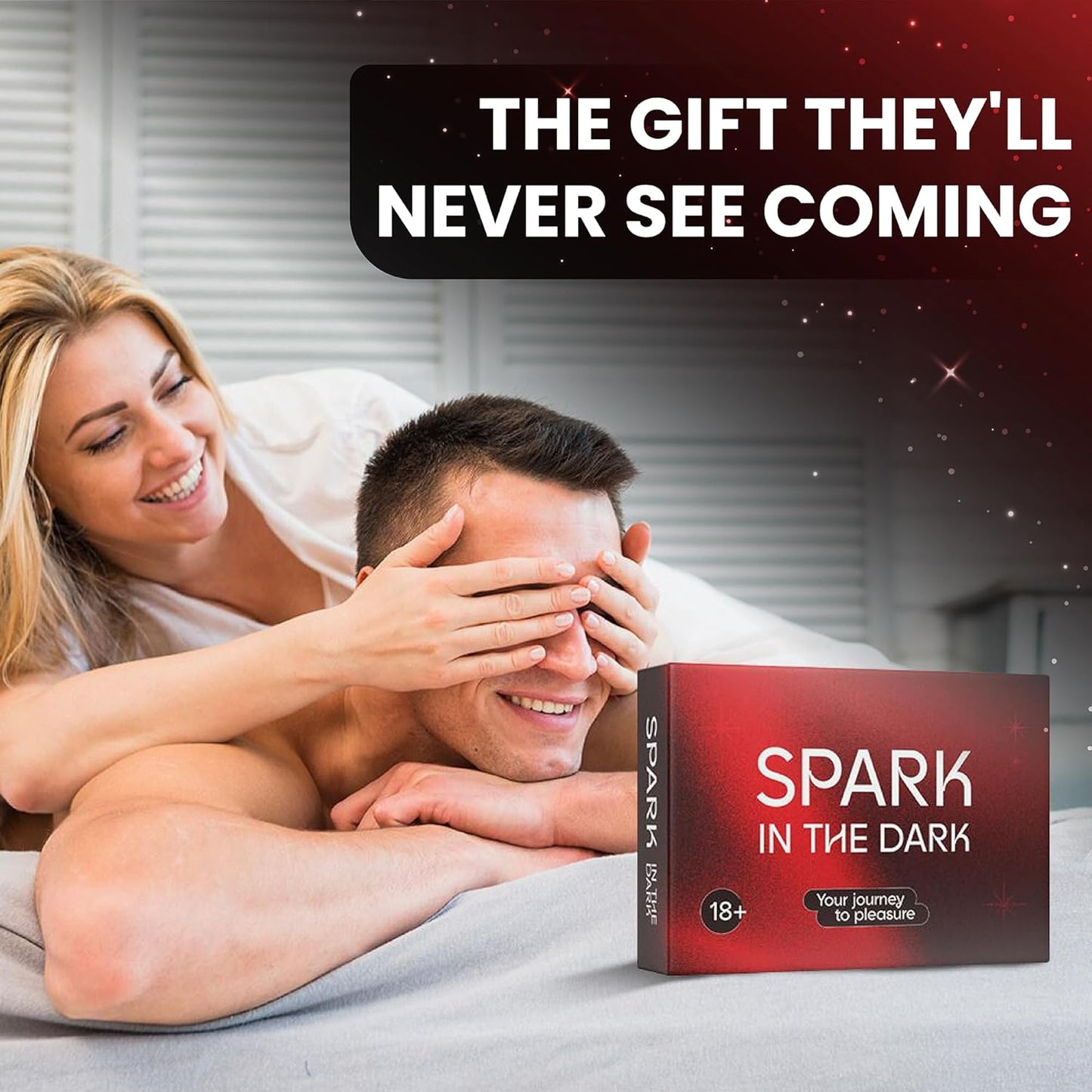 BETTER US Spark in The Dark - Erotic Date Night Game for Couples, Connect Emotionally and Intimately, Couple Games, Date Night Ideas, Couples Gifts