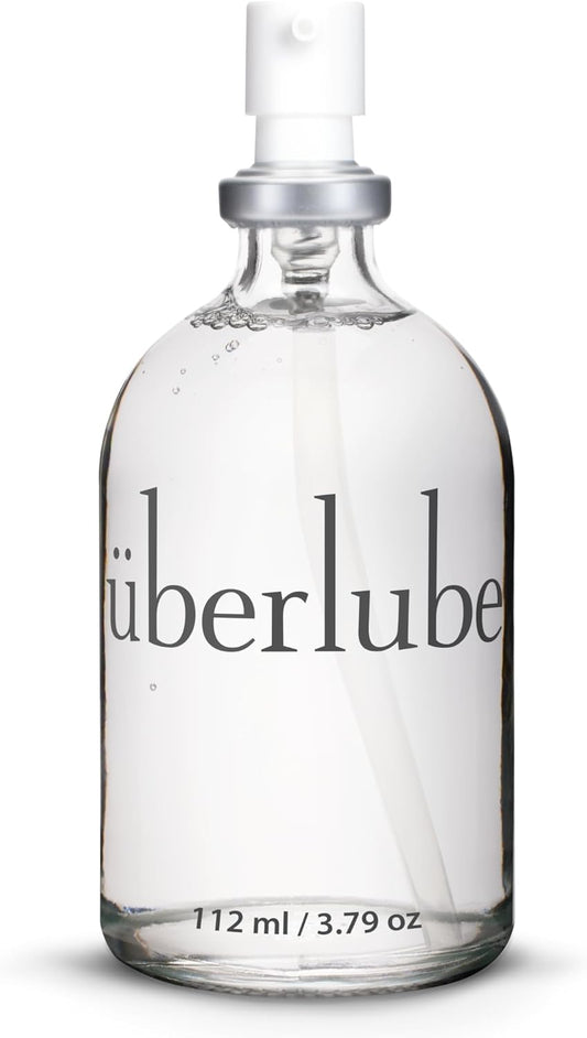 Uberlube Silicone Base Lube - Unscented Silicone Lubricant Personal Lubrication : Latex Safe Privacy Sex Lube Liquid for Couples Women & Men - Flavorless, Vaginal & Anal - 112ml