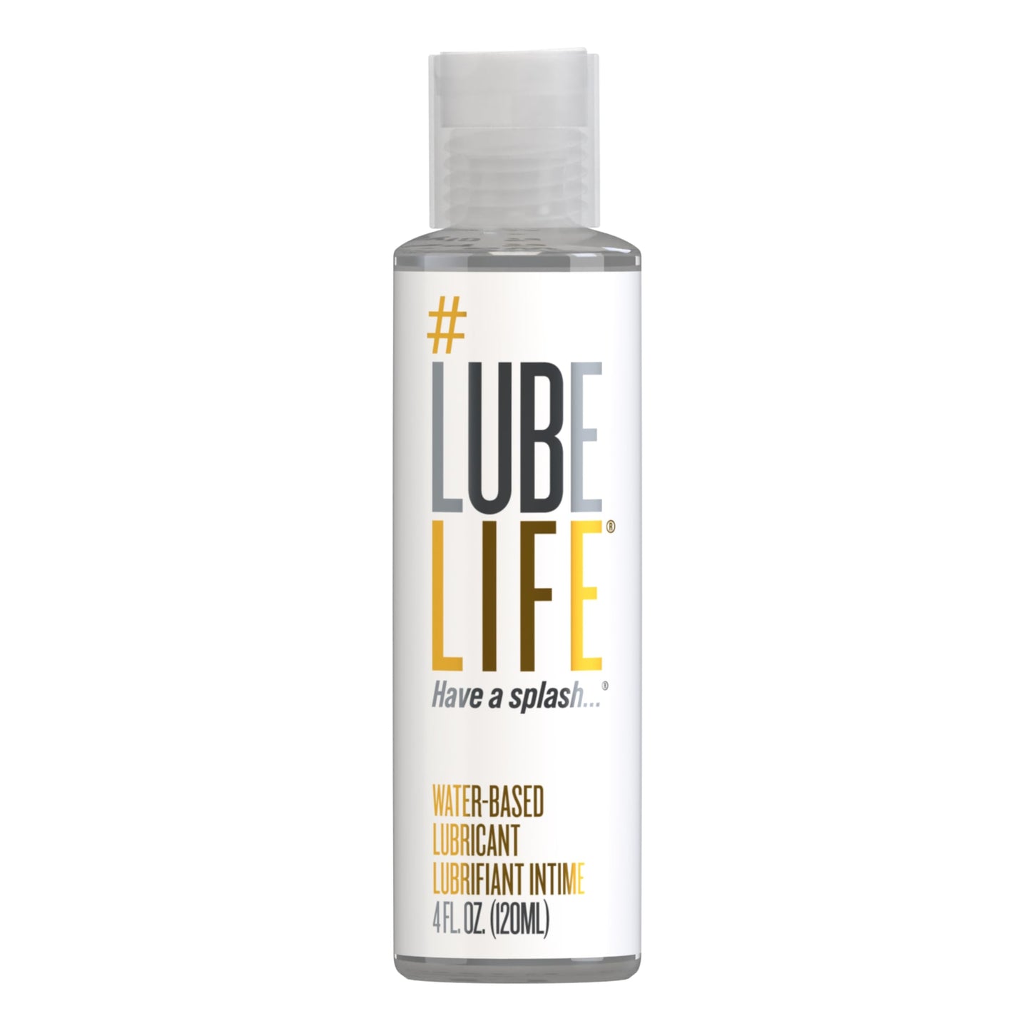 LubeLife Water-Based Lube – Personal Lubricant for Men, Women & Couples, Travel Size, Non-Staining, Easy Clean-Up, Toy-Safe, 8 Fl Oz
