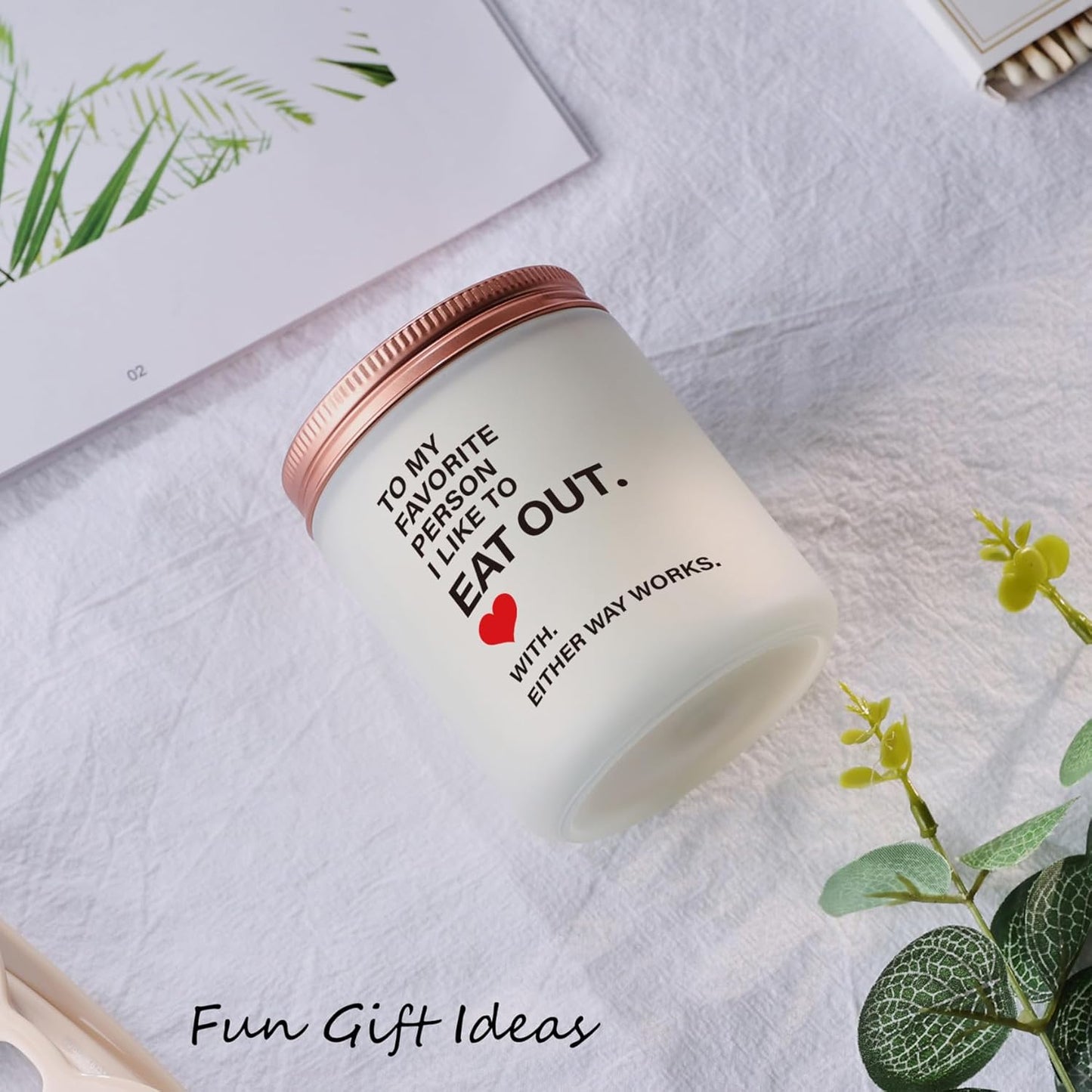 Funny Gifts for Her, Him, Girlfriend, Boyfriend - Humorous Couples Gift for Anniversary, Birthday, Valentines Day, Christmas - Unique Candle for Wife & Husband