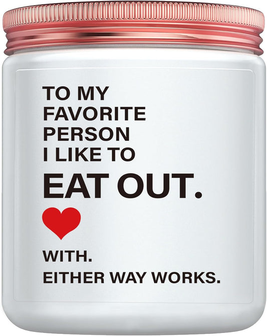 Funny Gifts for Her, Him, Girlfriend, Boyfriend - Humorous Couples Gift for Anniversary, Birthday, Valentines Day, Christmas - Unique Candle for Wife & Husband