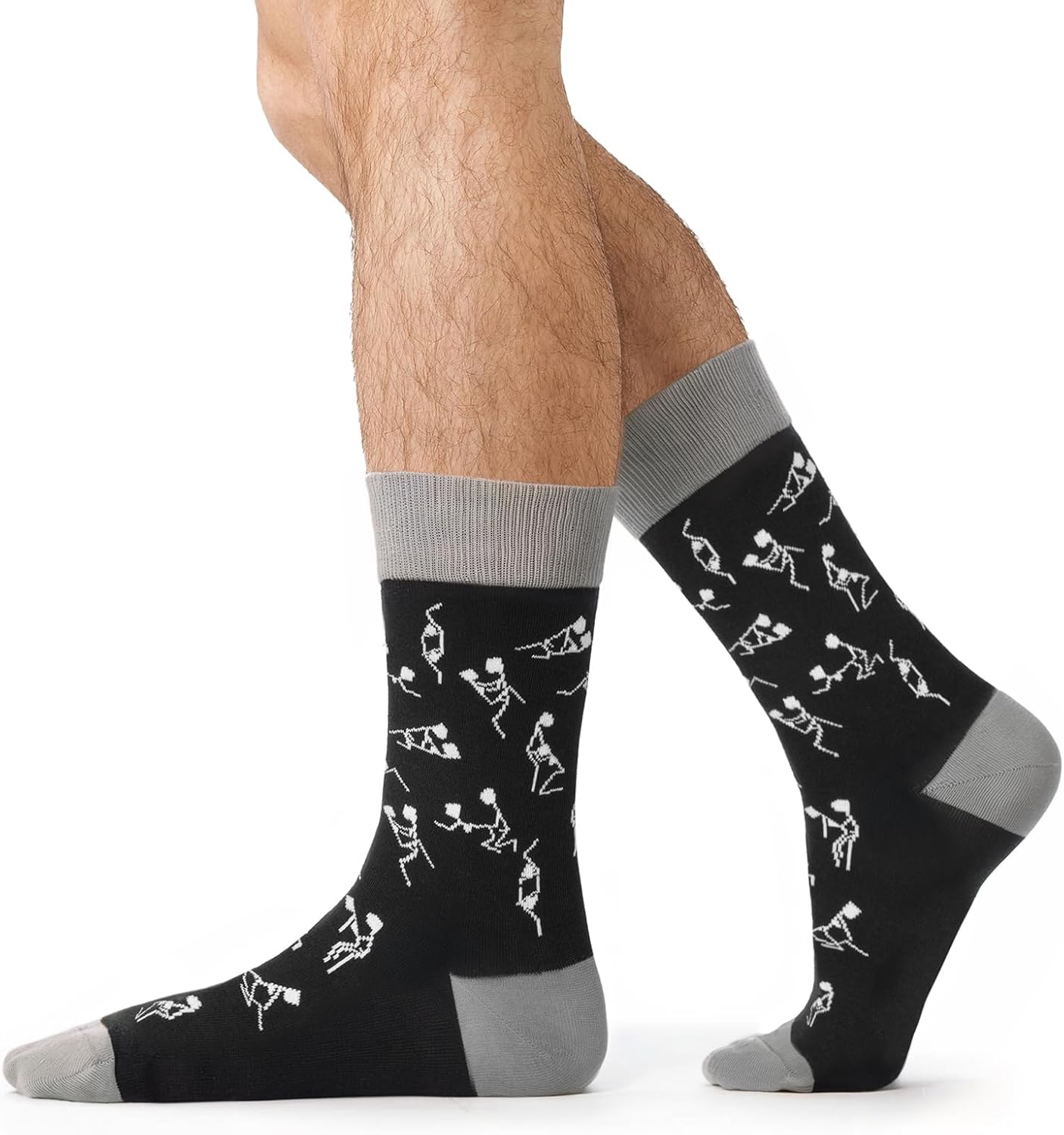 Funny Socks, Funny Novelty Gifts, Hilarious One Size Sex Pose Gifts for Men