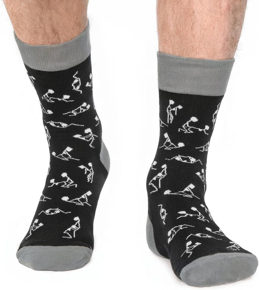 Funny Socks, Funny Novelty Gifts, Hilarious One Size Sex Pose Gifts for Men
