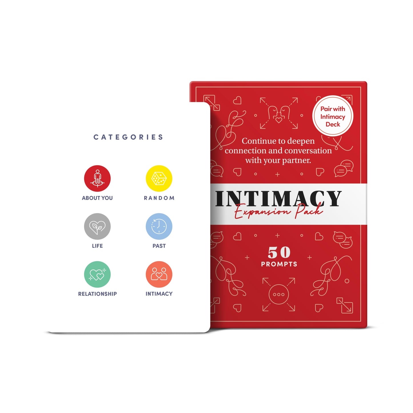 BestSelf Intimacy Deck – 170 Couples Conversation Starters, Romantic Couples Card Game, Fun Couples Game for Adults, Build Emotional Connection & Deeper Bond