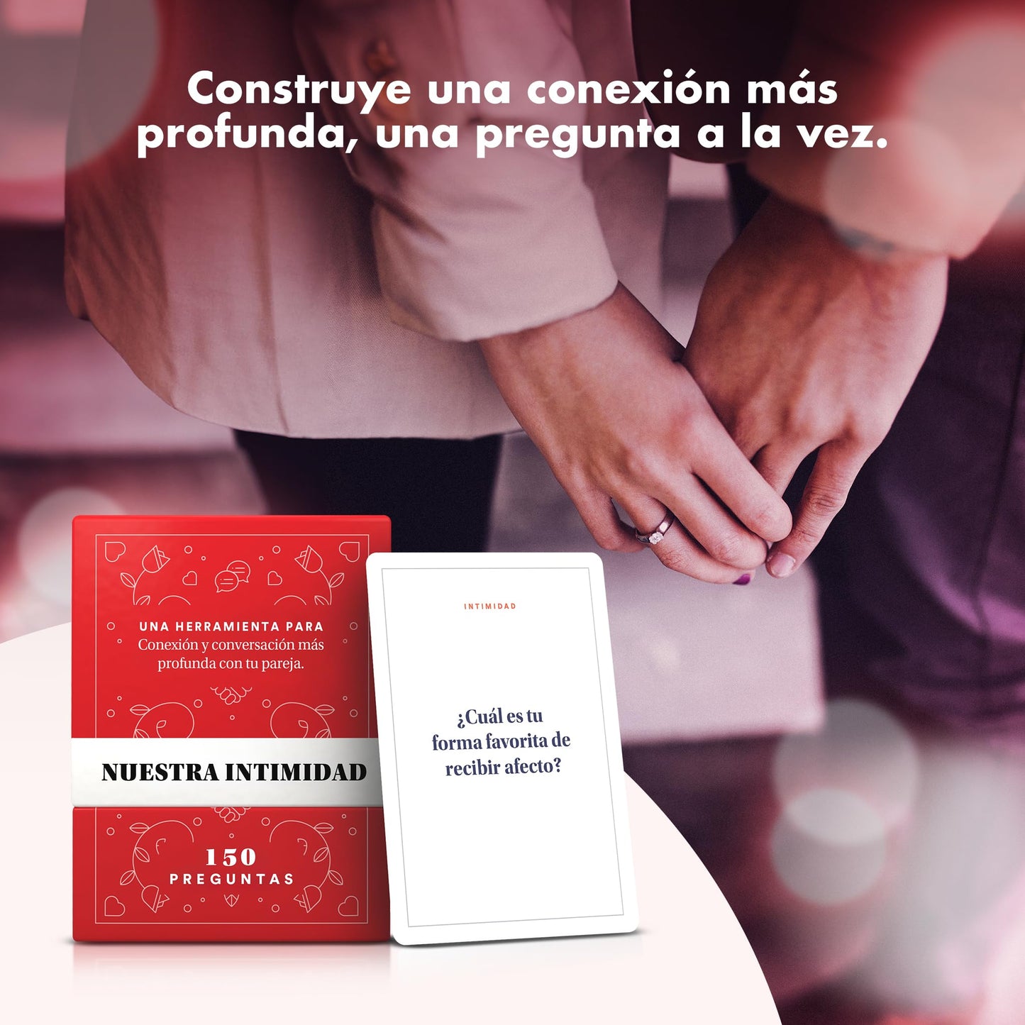 BestSelf Intimacy Deck – 170 Couples Conversation Starters, Romantic Couples Card Game, Fun Couples Game for Adults, Build Emotional Connection & Deeper Bond